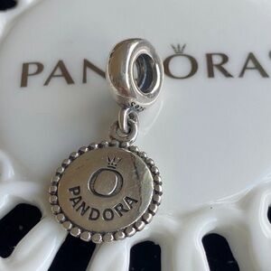 Pandora Silver Logo Charm